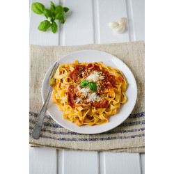 Tagliatelle su Amatriciana