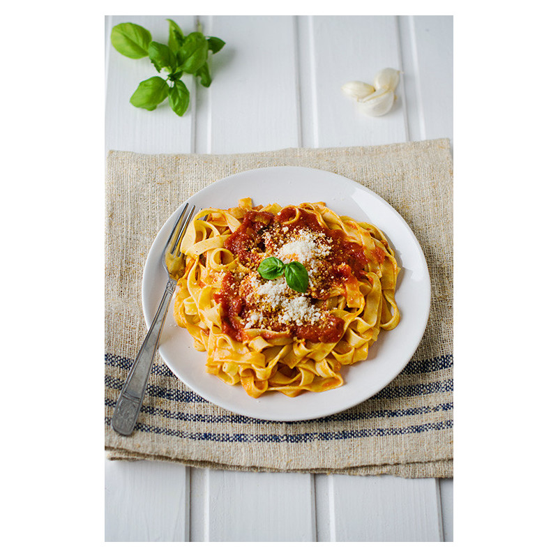 Tagliatelle su Amatriciana