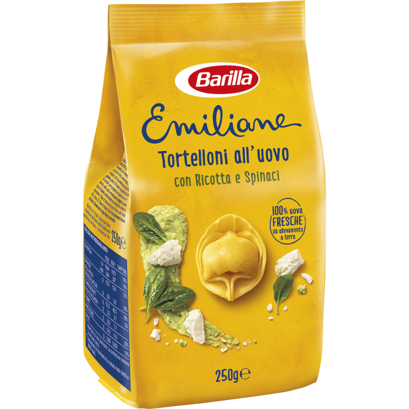 Tortelloni su rikota ir špinatais