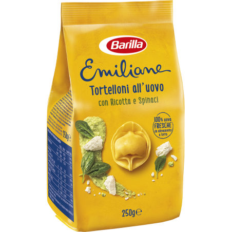 Tortelloni su rikota ir špinatais