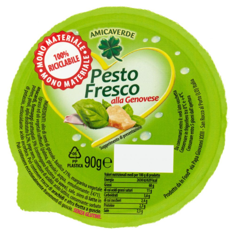 Pesto, šviežias