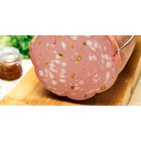 Mortadella su pistacijomis