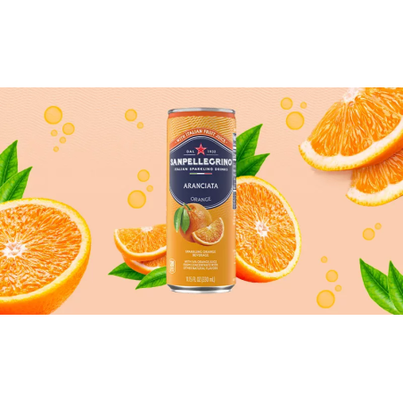 Limonadas San Pellegrino su apelsinais 0.33 L