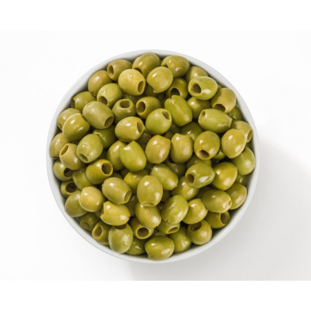 Žalios marinuotos alyvuogės (be kauliukų)
